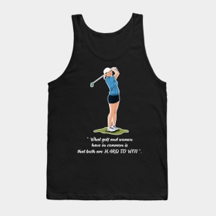 Women's golfer quotes Tank Top